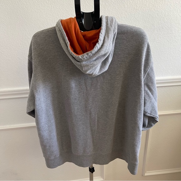 Vintage Gray Texas Hoodie with Orange Accents - Picture 5 of 8